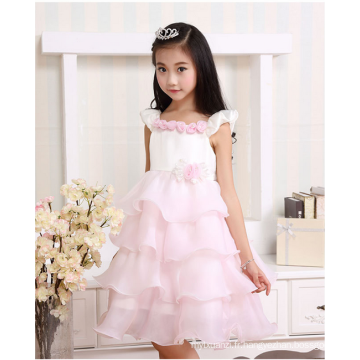 robe de tutu de robe de soirée floral d&#39;été pour les filles d&#39;enfants portent la robe de mariage